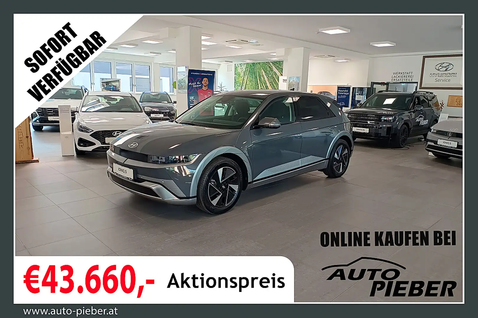Hyundai IONIQ 5 Ioniq 5 84kWh Comfort Line *Matrix-LED*V2L*Navi* Grau - 1