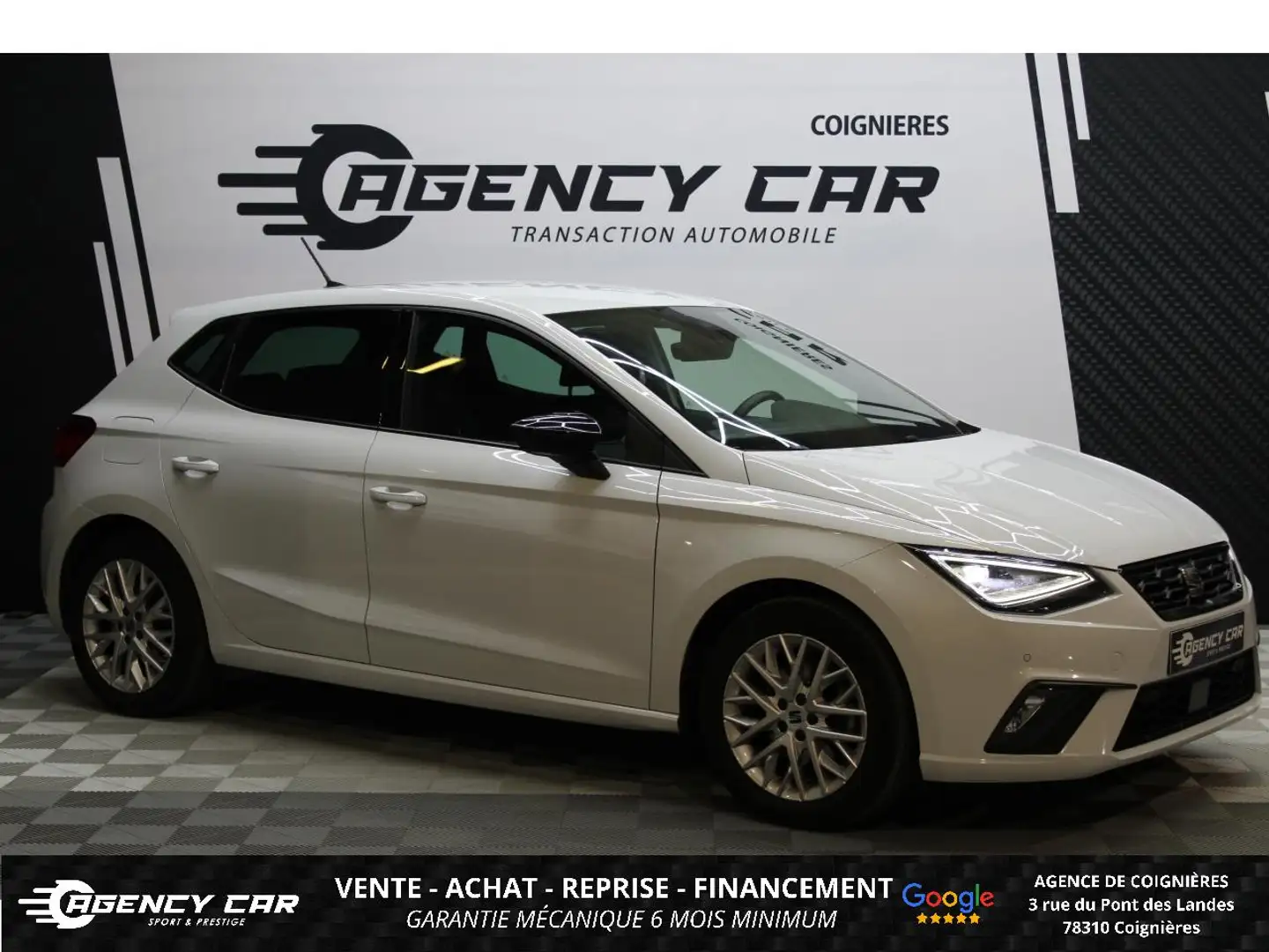SEAT Ibiza Ibiza FR 1.0 TSI - 110ch - Phase 2 - Caméra de recul Blanc - 1