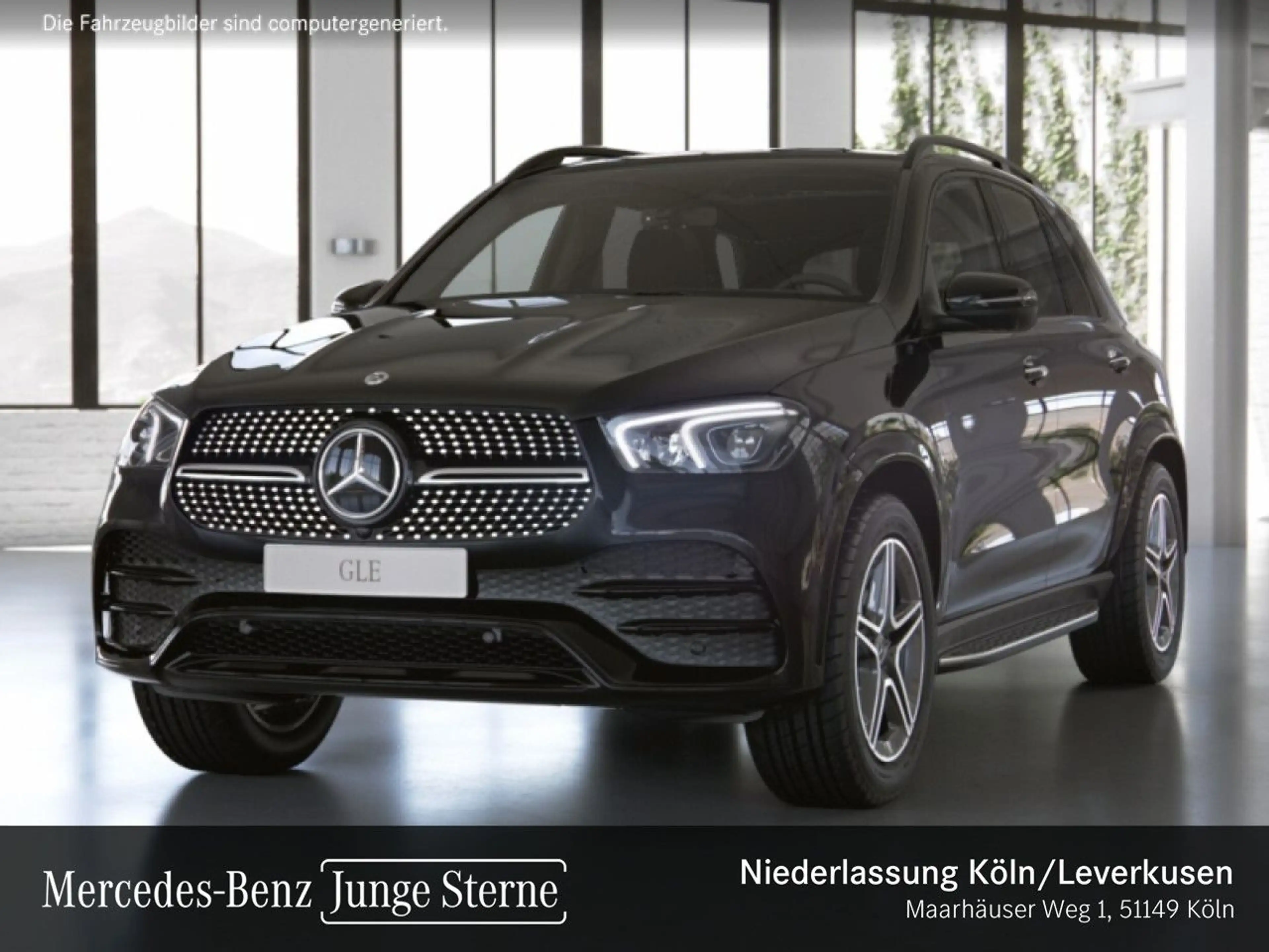 Mercedes-Benz GLE 350 de 4M AMG+NIGHT+PANO+360+AHK+LED+FAHRASS — photo 2