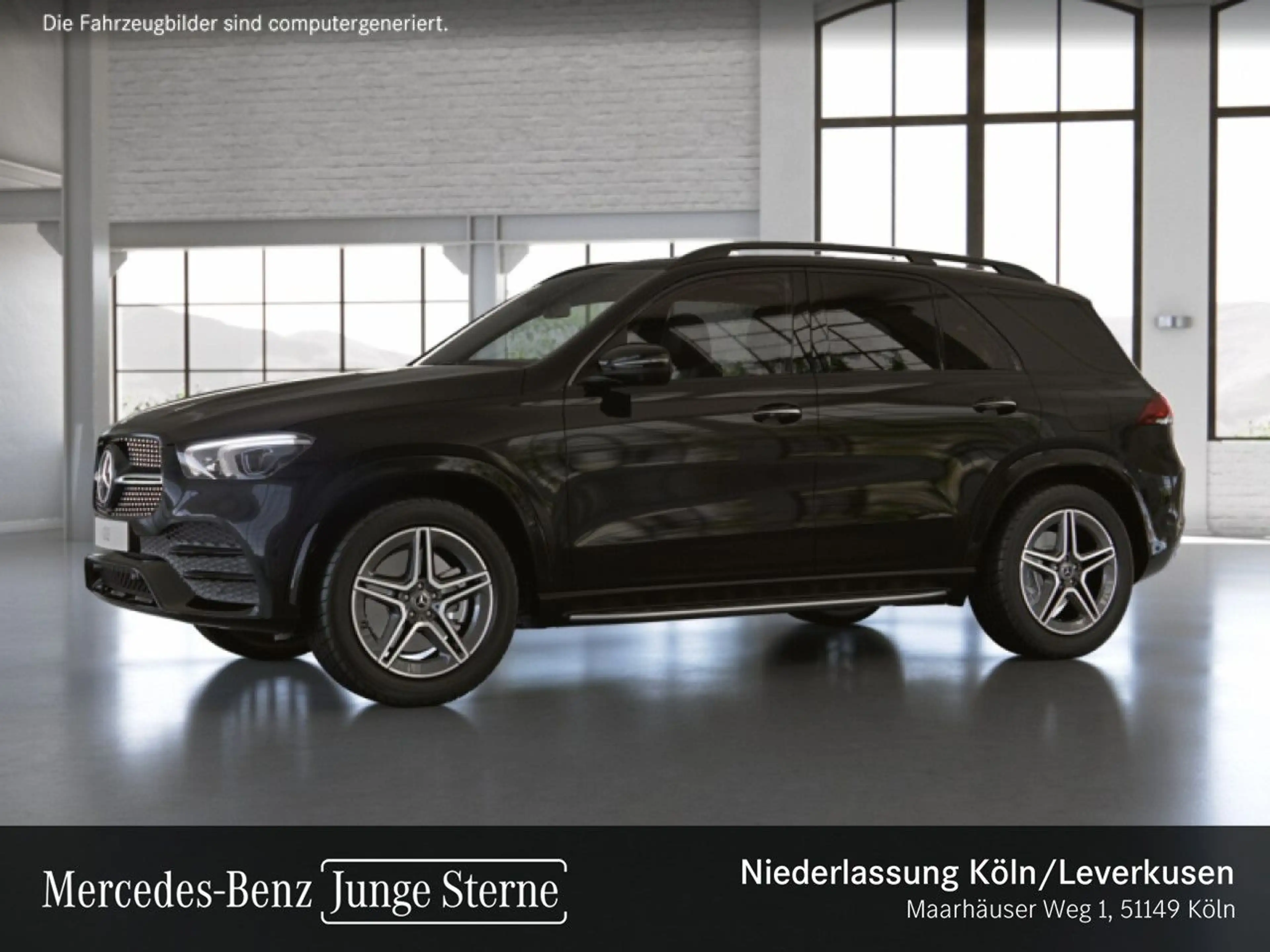 Mercedes-Benz GLE 350 de 4M AMG+NIGHT+PANO+360+AHK+LED+FAHRASS — photo 3
