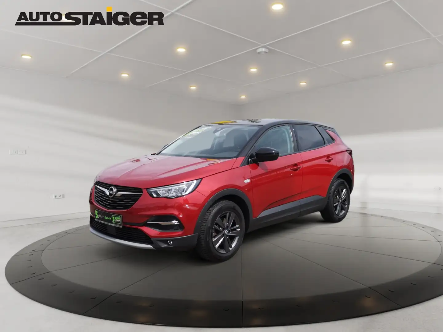 Opel Grandland 1.2 Turbo Design Line RFK LMF Sitzh. Rood - 2
