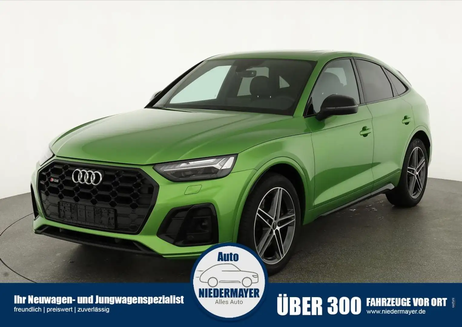 Audi SQ5 Sportback TDI V6 quattro, Pano, Standheizung, Matr Зелений - 1