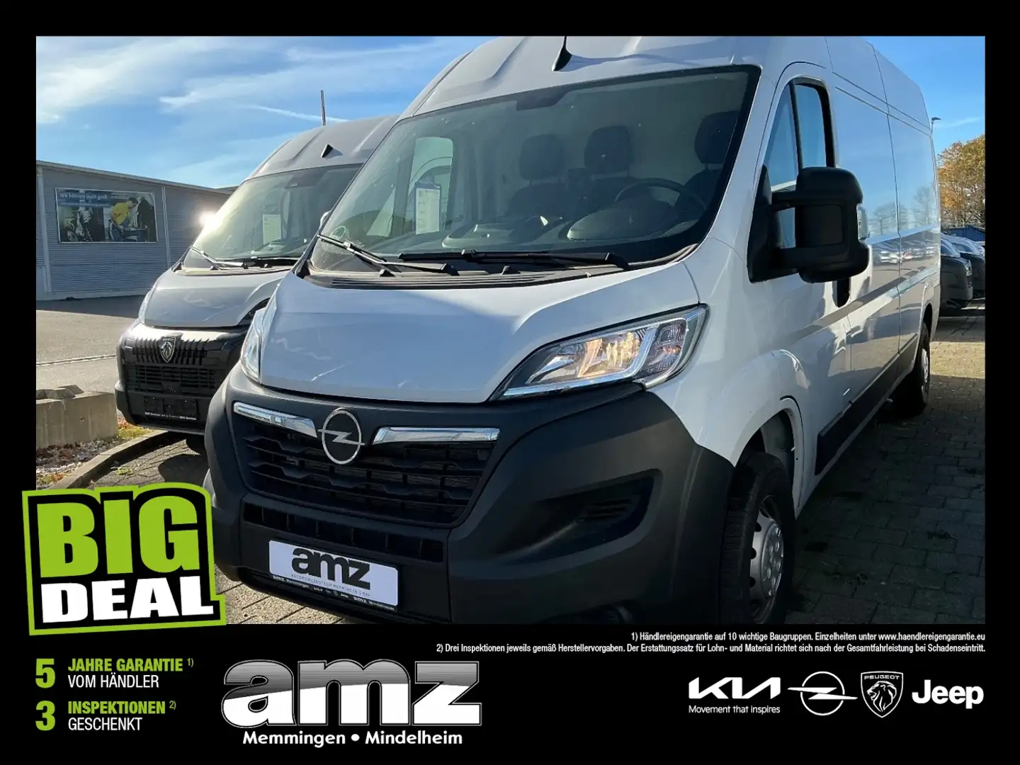 Opel Movano C Kasten 2.2 Diesel 140 L3H2 3.5t KlimaA Blanc - 1