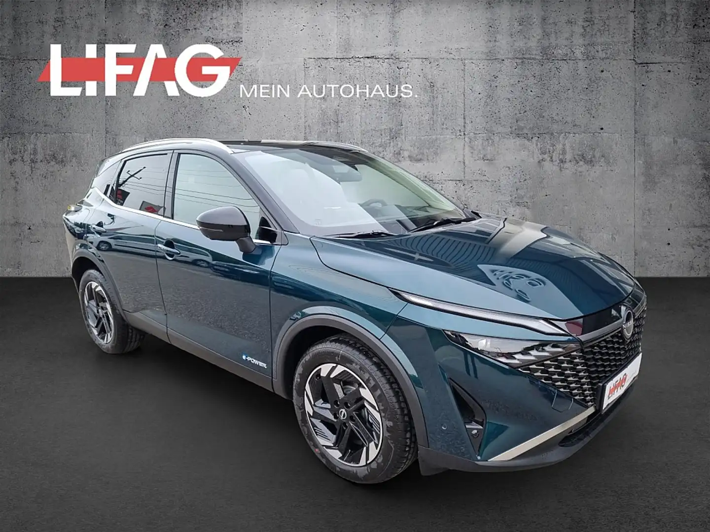 Nissan Qashqai 1,5 VC-T e-Power N-Connecta+ *ab € 35.990,-* Grün - 1