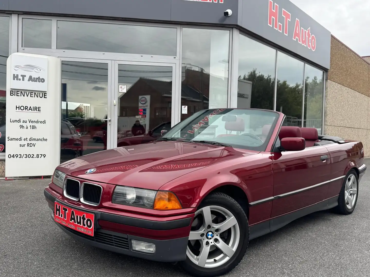 BMW 325 i/Cabriolet/Etat neuf/Carnet entretien complet!/ Rosso - 1