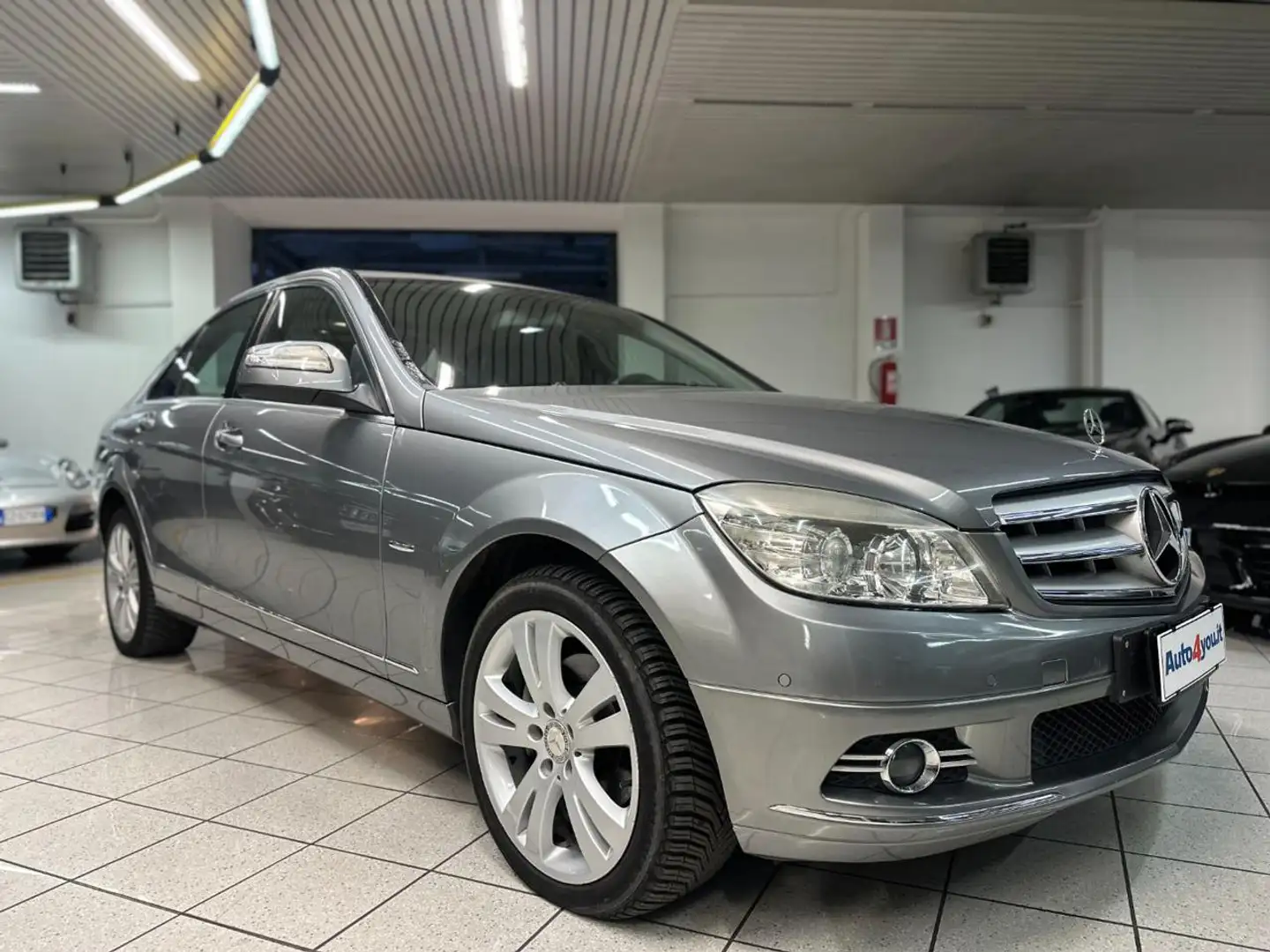 Mercedes-Benz C 180 Kompressor Avantgarde -Storico Service Mercedes Gris - 1