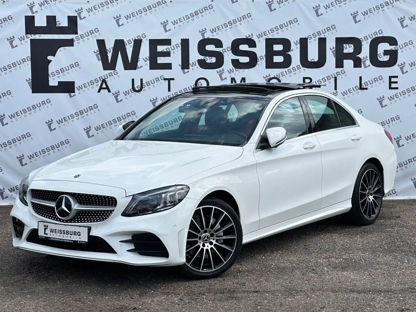 Mercedes-Benz C 200 d AMG|PANO|MULTIBEAM|VIRTUELTACHO|BURMESTE Blanco - 1