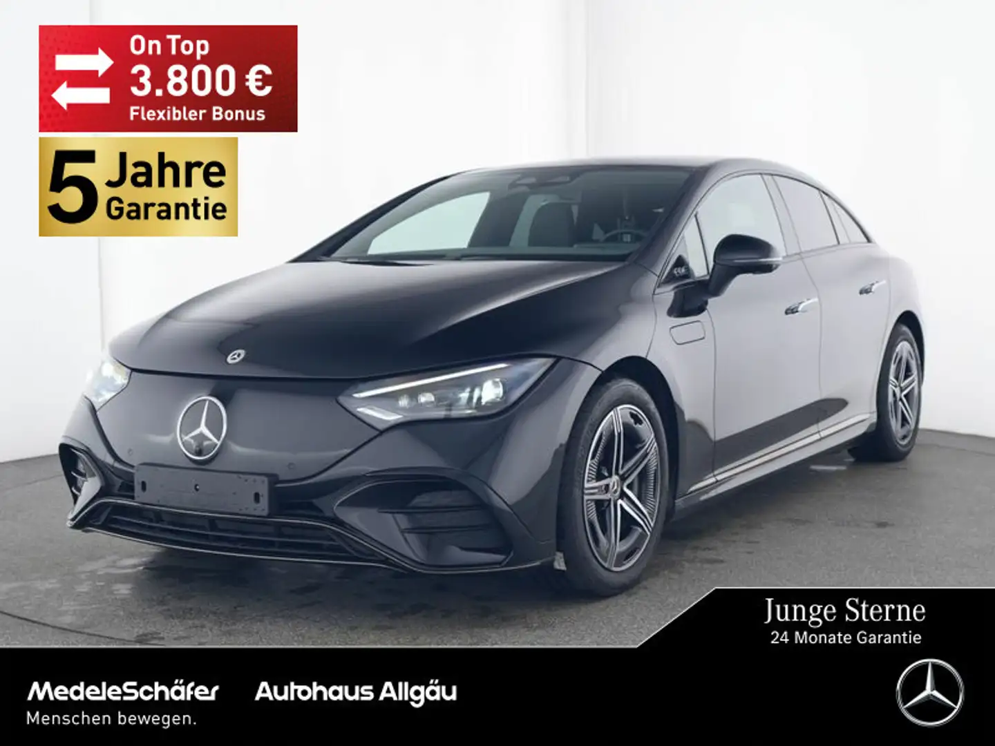 Mercedes-Benz EQE 300 EQE 300 AMG Night Pano Distronic 22kW 360° NP89 Noir - 1