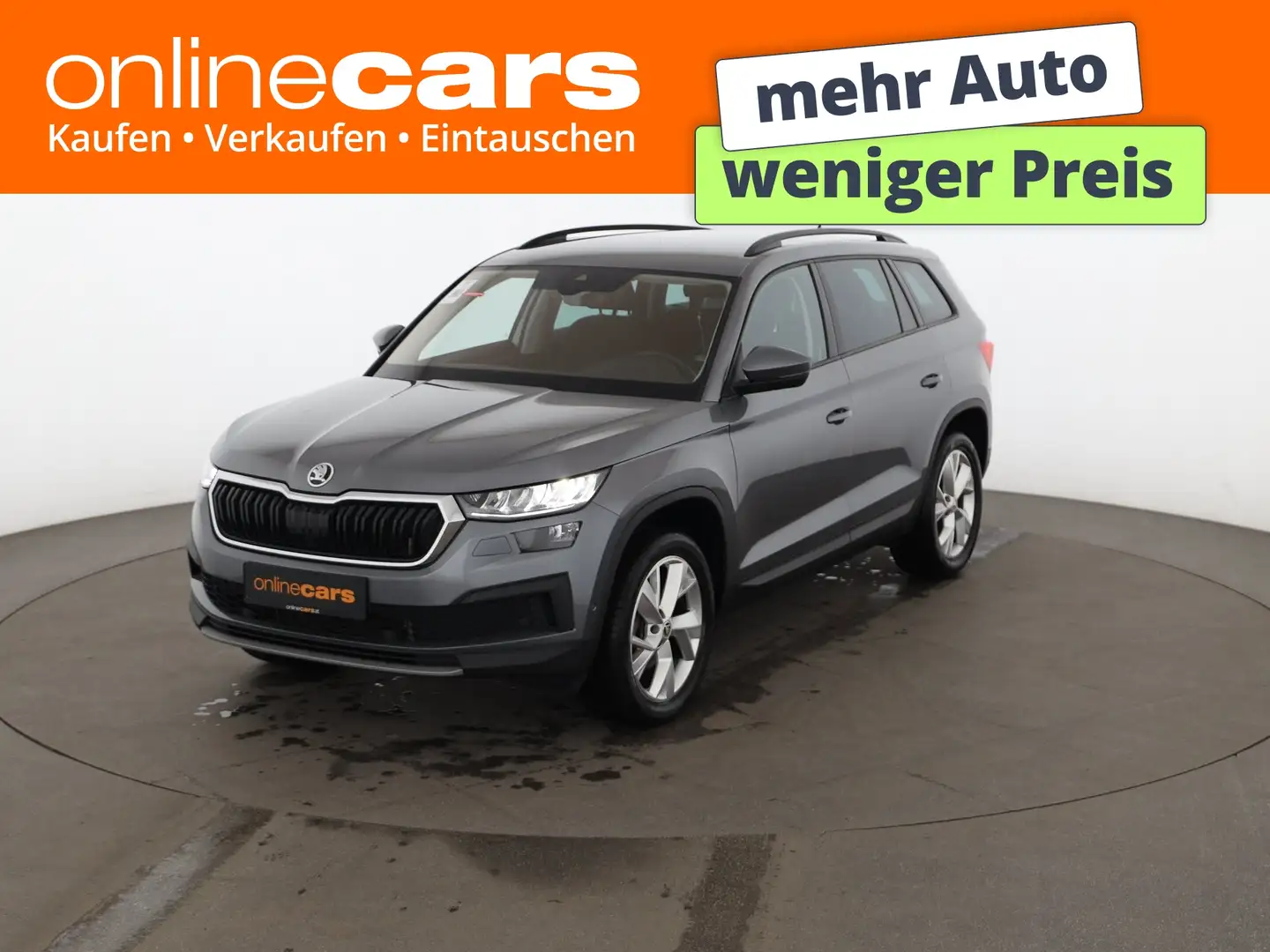 Skoda Kodiaq 2.0 TDI Ambition 4x4 Aut LED AHK RADAR NAV Grau - 1