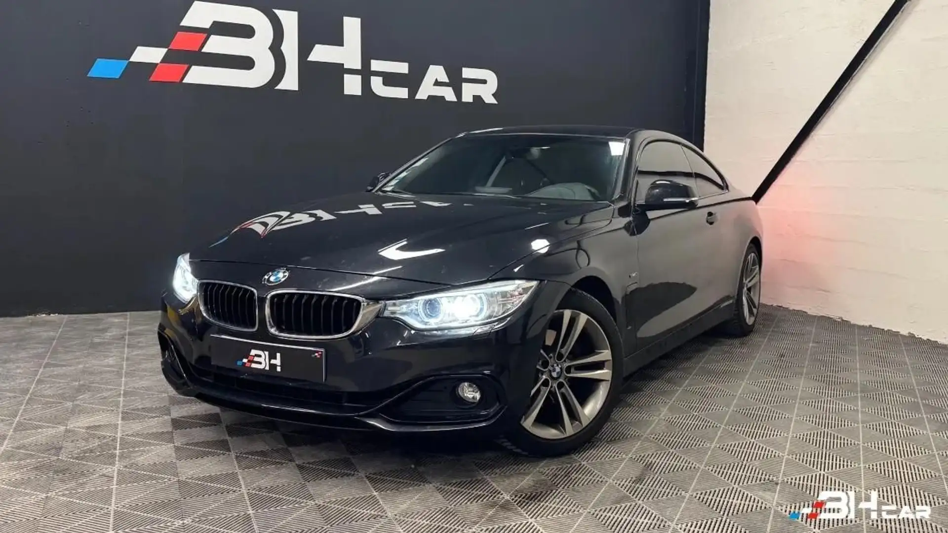 BMW 420 COUPE 2.0 420 D 185 SPORT BVA Noir - 1