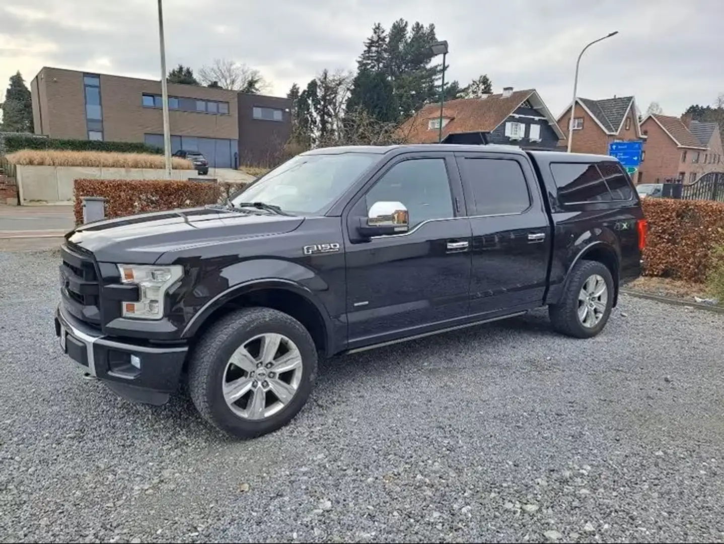 Ford F 150 5.4i V8 Super Cab Lariat Flareside Negro - 1