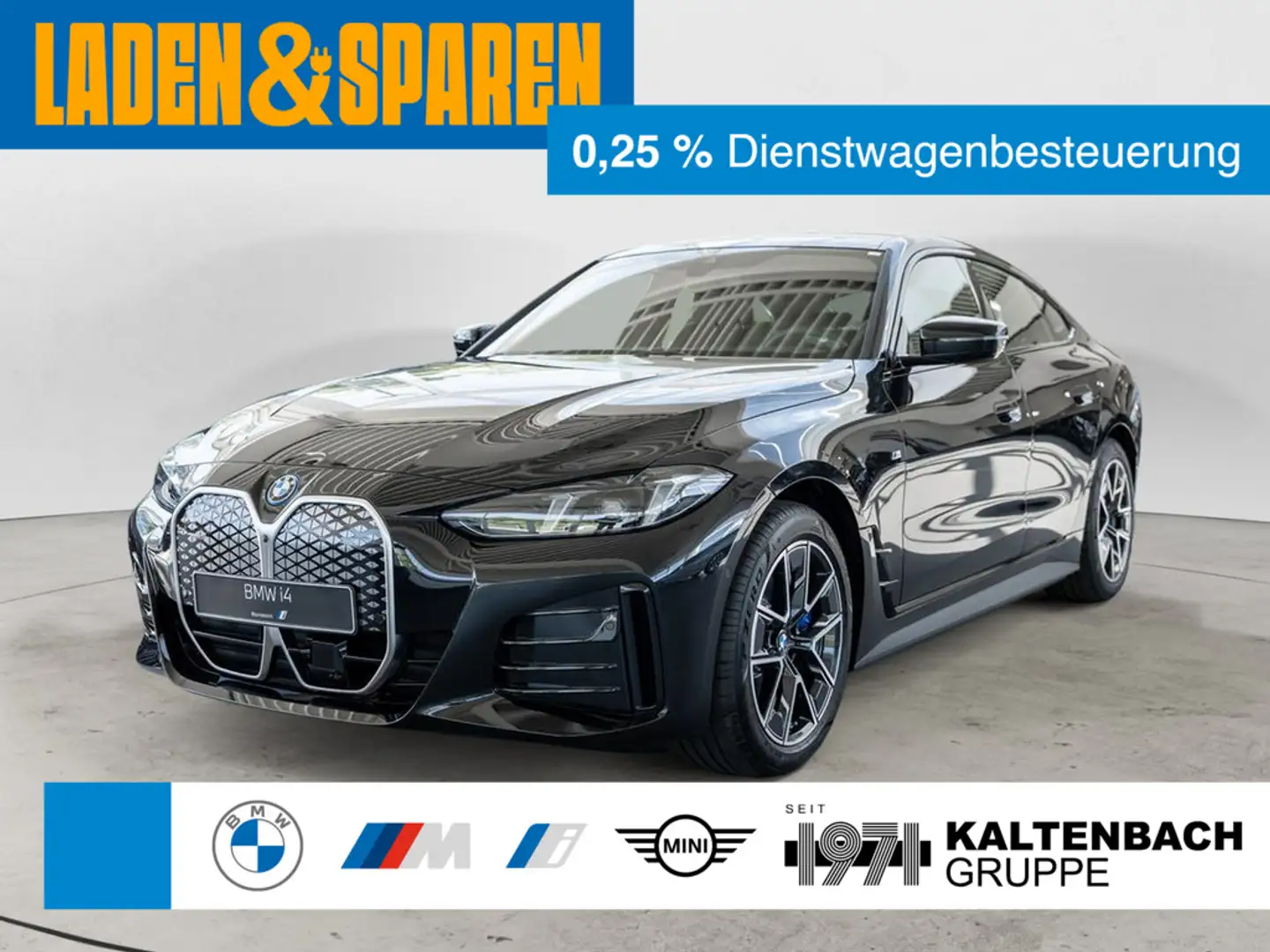 BMW i4 Gran Coupe 35 eDrive M-Sport FACEL. 360° Schwarz - 1