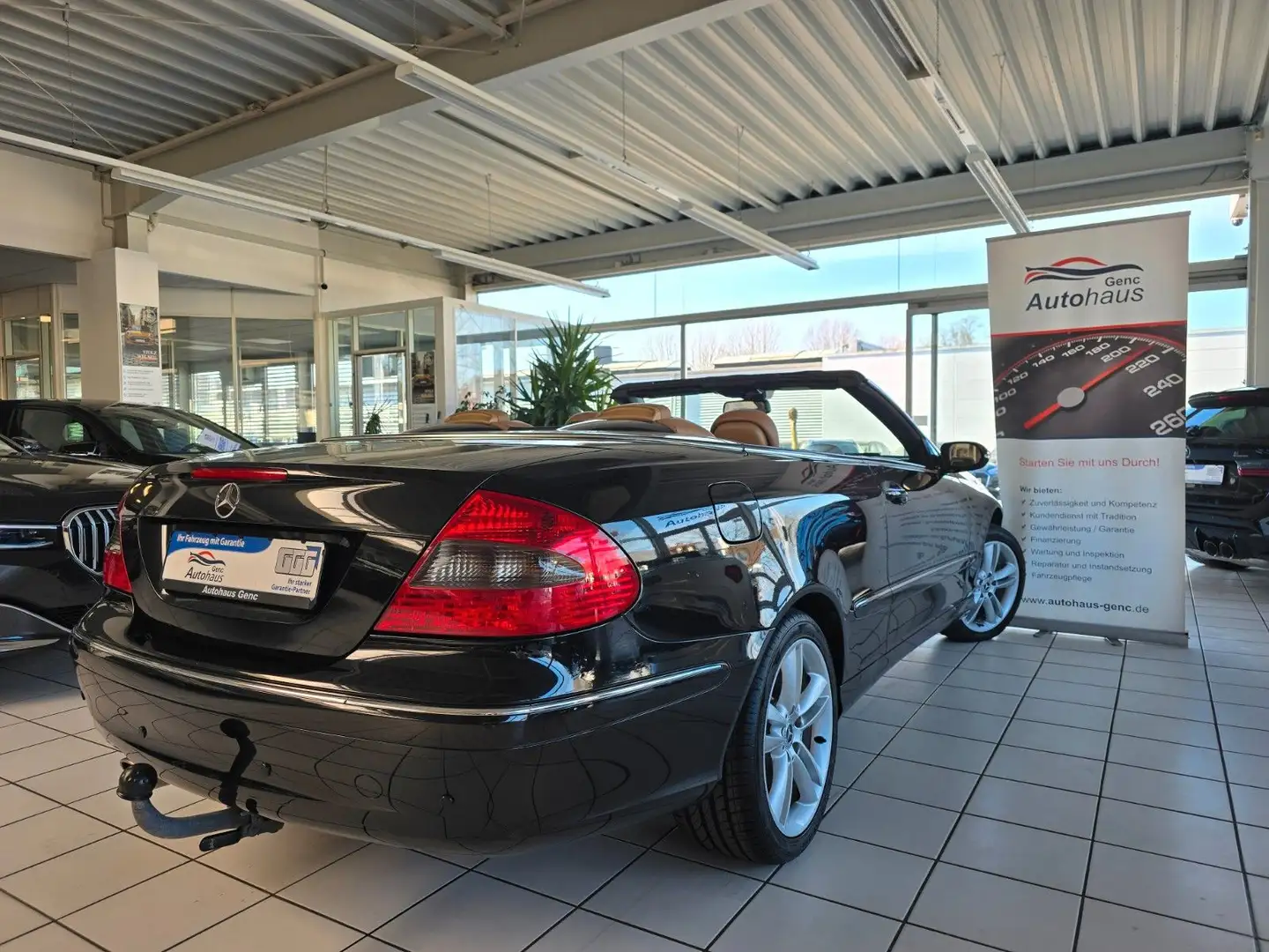 Mercedes-Benz CLK 280 Cabrio Leder Braun AHK Negru - 2