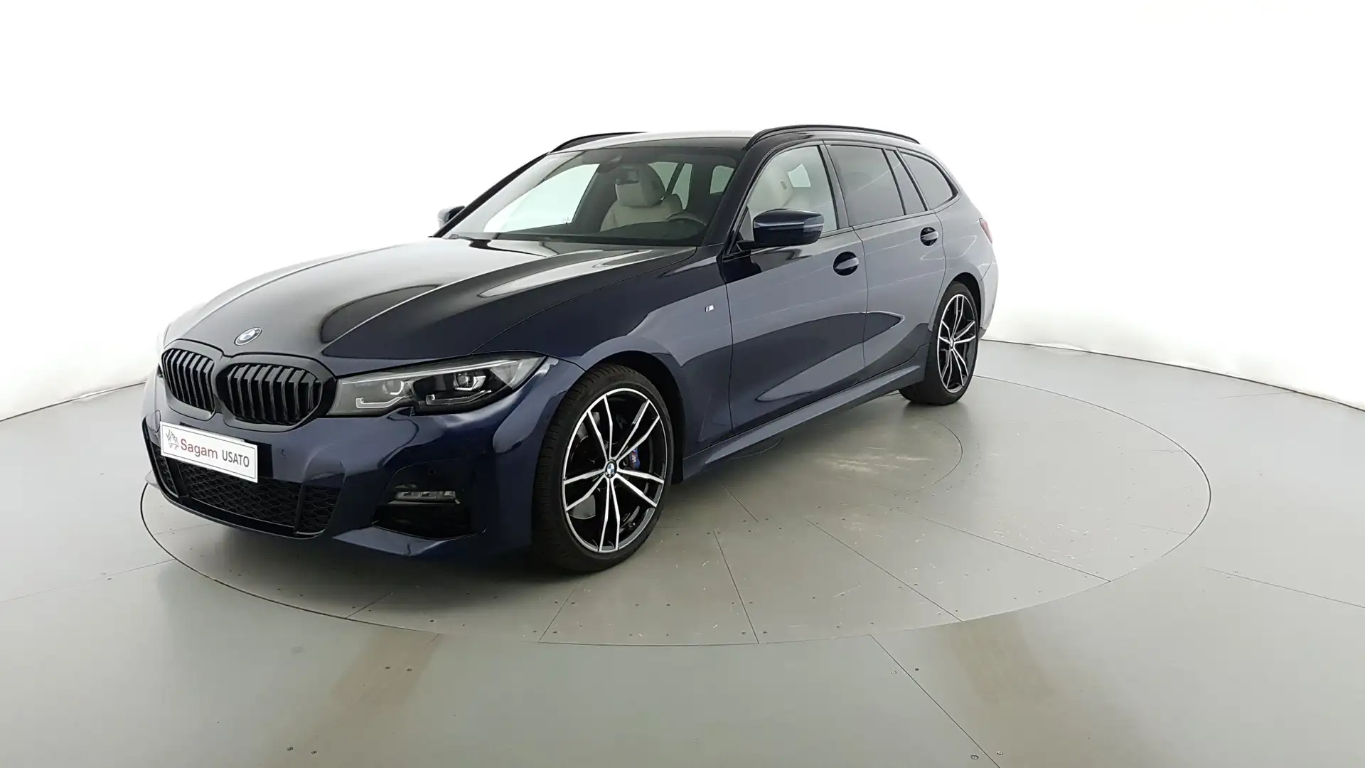 BMW 320 d Touring mhev 48V xdrive Msport auto Grijs - 1