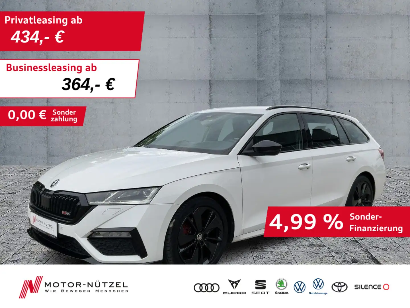 Skoda Octavia Combi RS 2.0 TDI DSG MATRIX+NAVI+ACC+AHK Weiß - 1