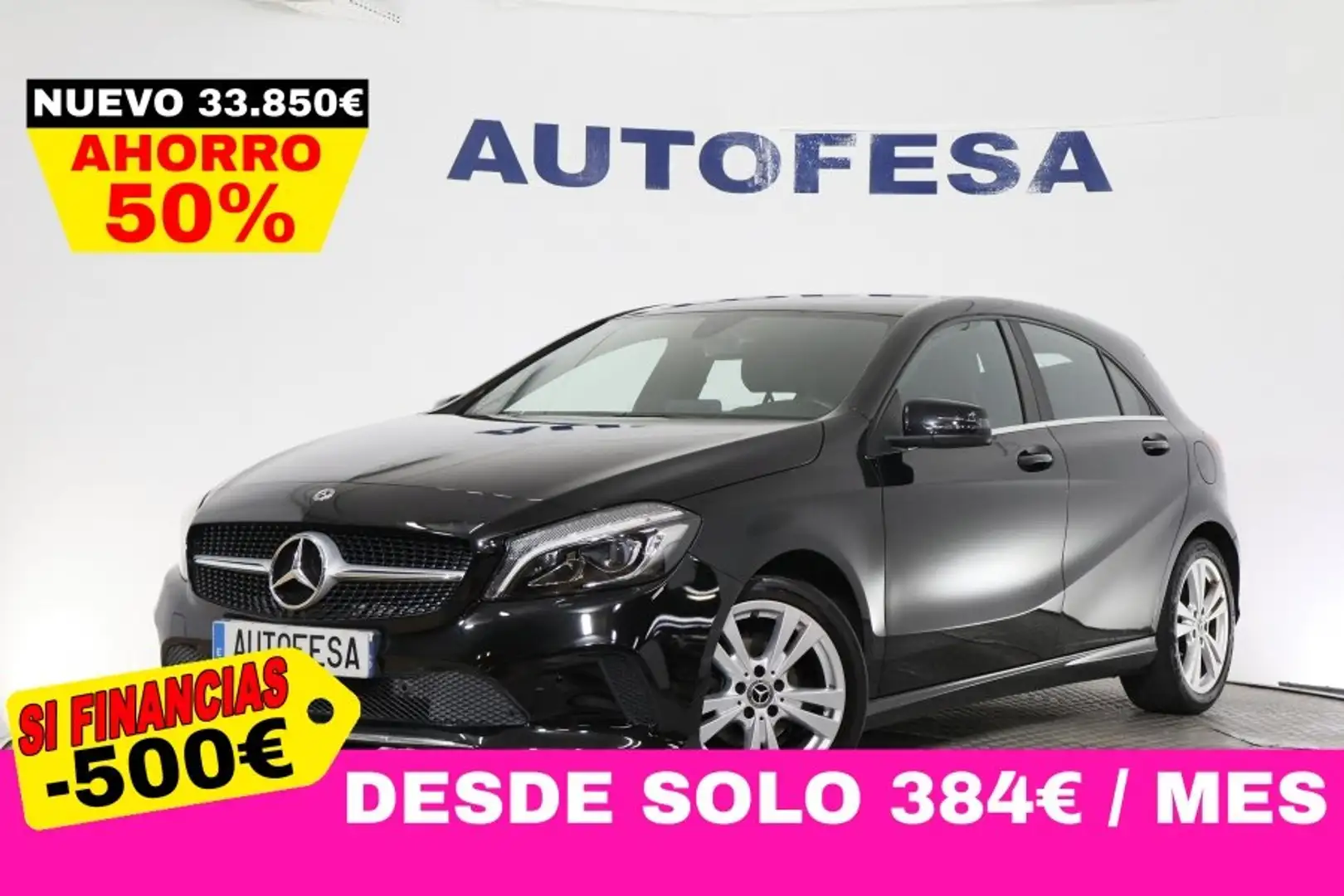 Mercedes-Benz A 160 D 109cv 5P # NAVY, CUERO Noir - 1