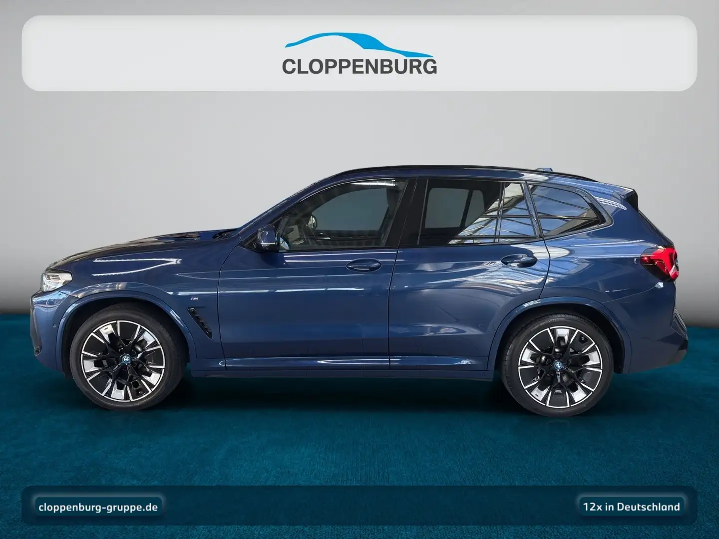 BMW iX3 M Sport M-Paket Head-Up+AHK+Navi+Pano+360° Blau - 2