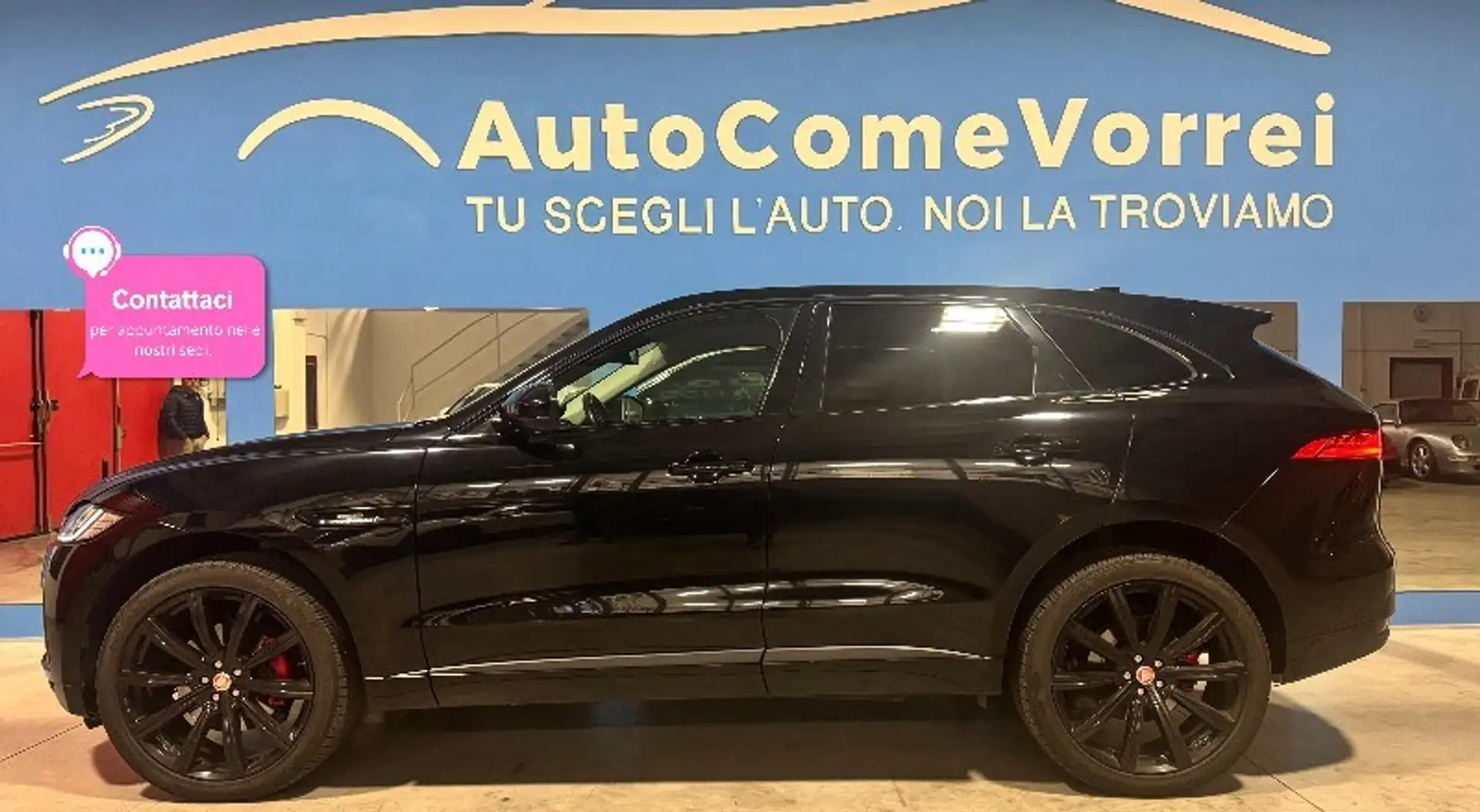 Jaguar F-Pace F-Pace 3.0 D V6 300 CV AWD aut. R-Sport Чорний - 1