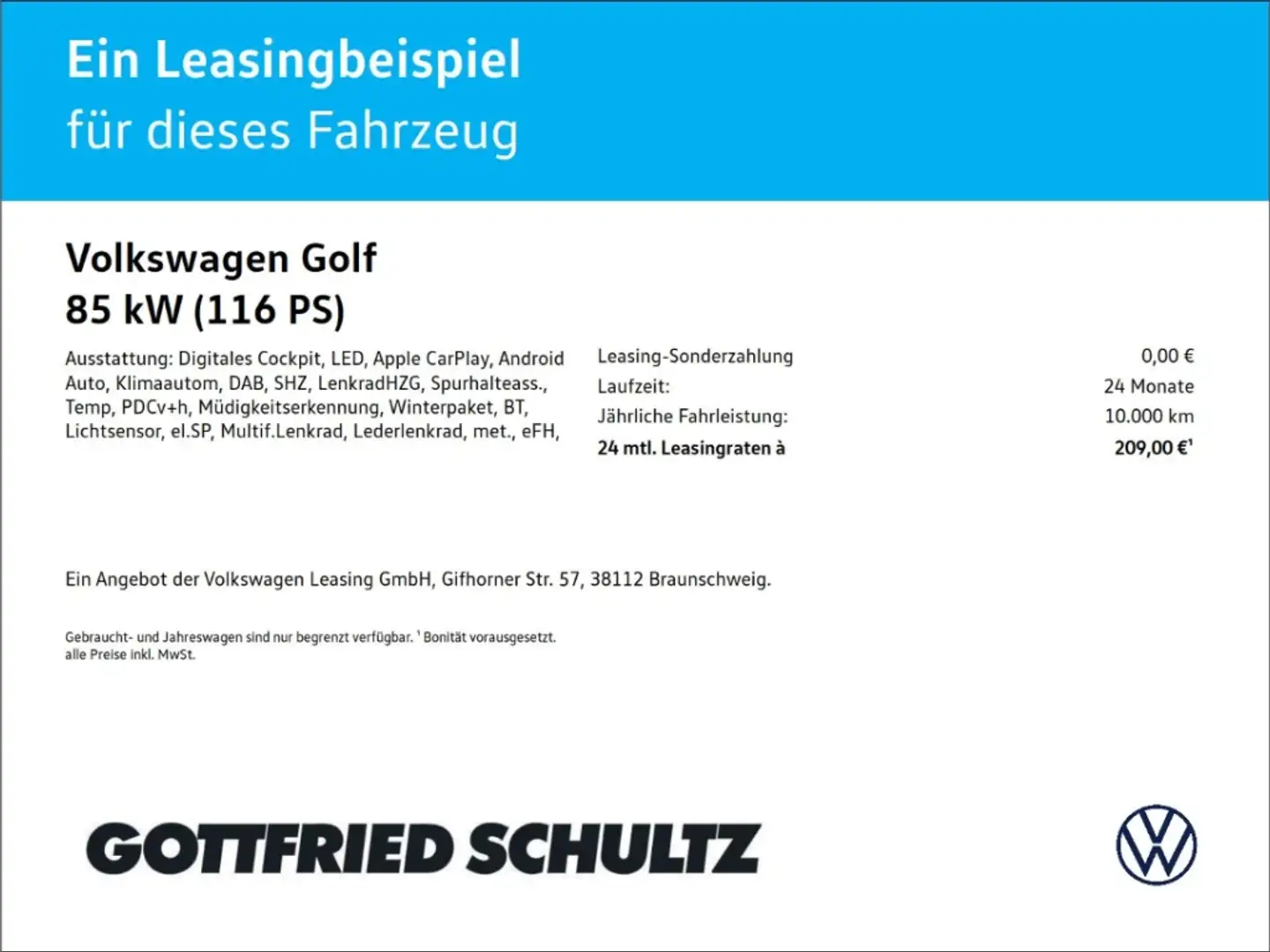 Volkswagen Golf 1.5 TSI LED SHZ PDC KLIMA ZV Plateado - 2