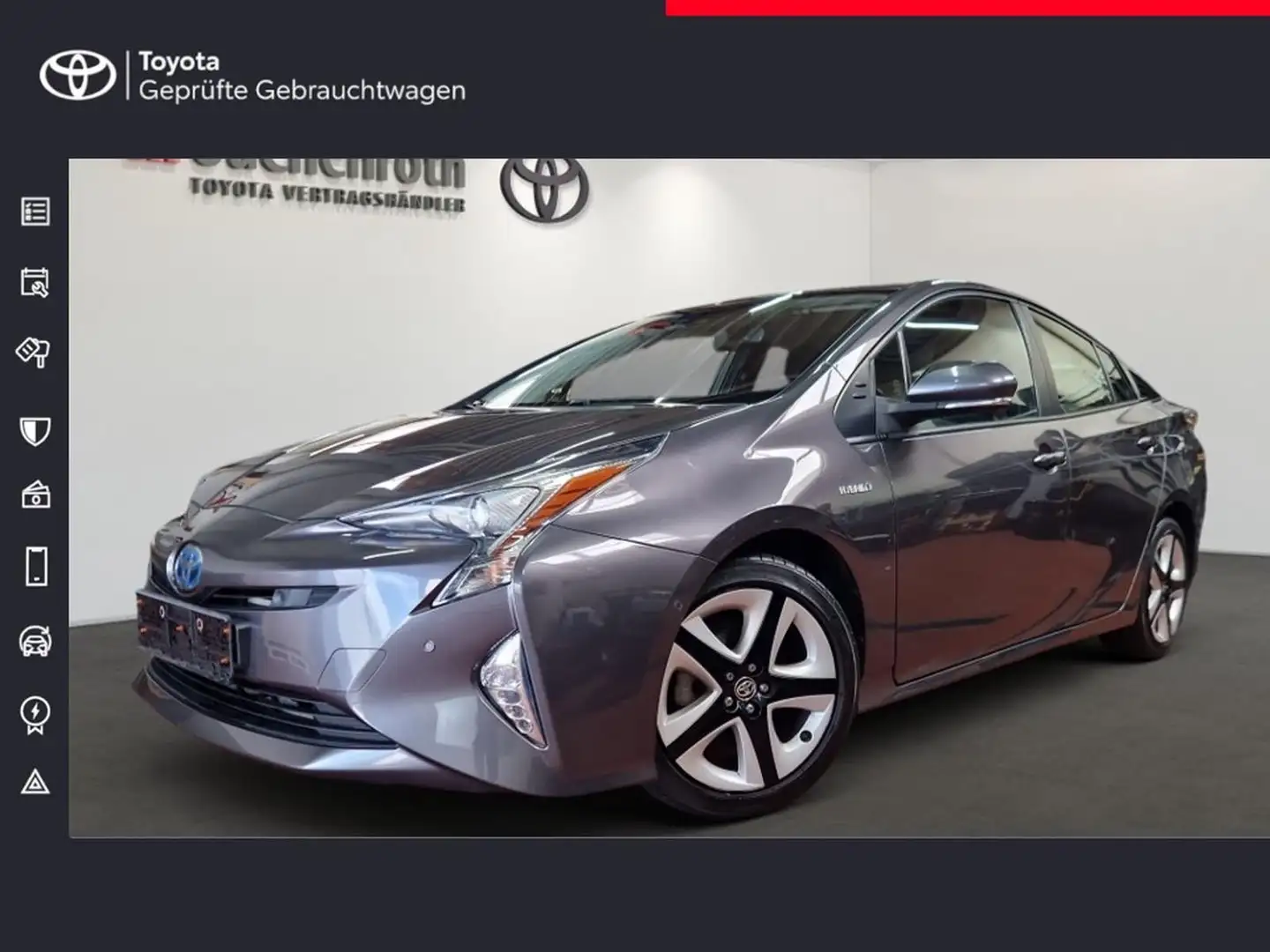 Toyota Prius Executive +AHK+HUD+JBL+WKR Gris - 1