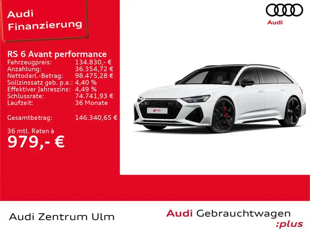 Audi RS6 RS6 Avant performance AHK PANO N-SICHT STHZ TV