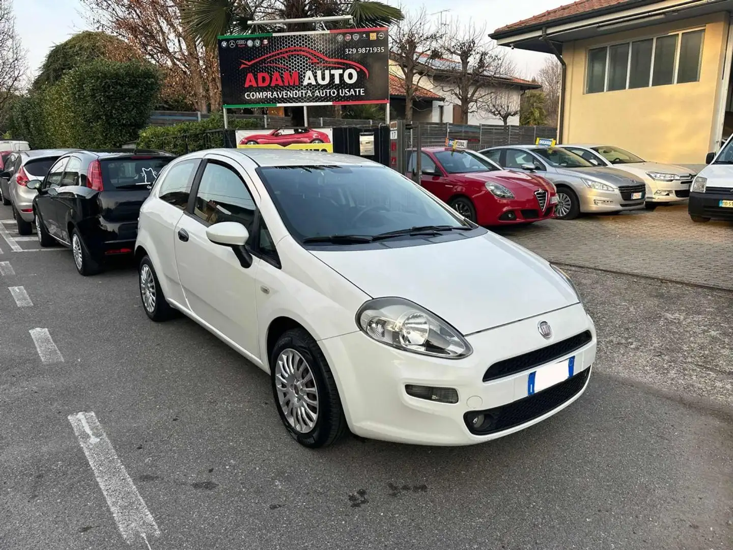 Fiat Punto Evo 1.4 3 porte Emotion EasyPower Blanc - 1