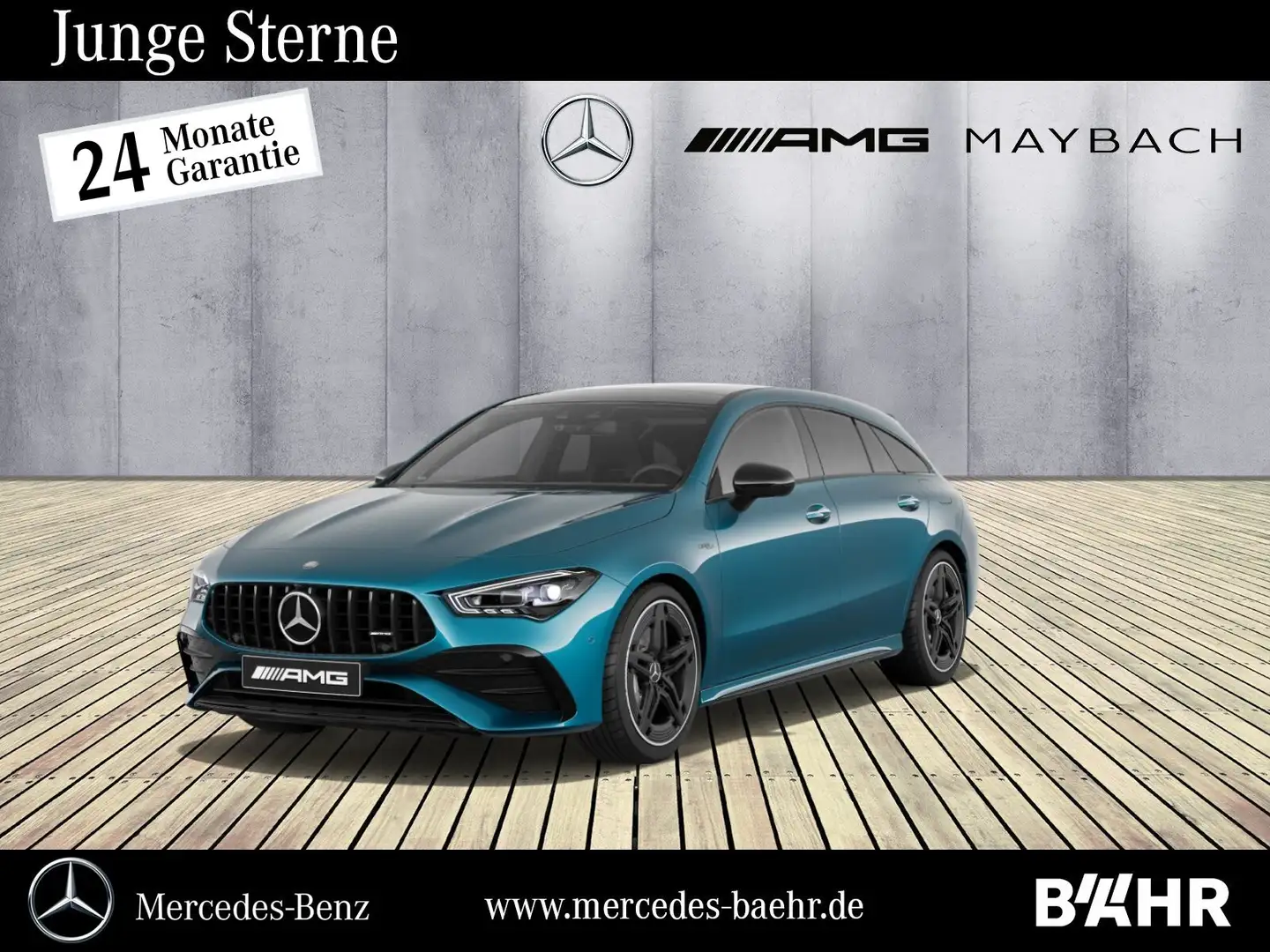 Mercedes-Benz CLA 35 AMG AMG CLA 35 4M SB Premium Plus/Pano/Burmester/19'' Blau - 1
