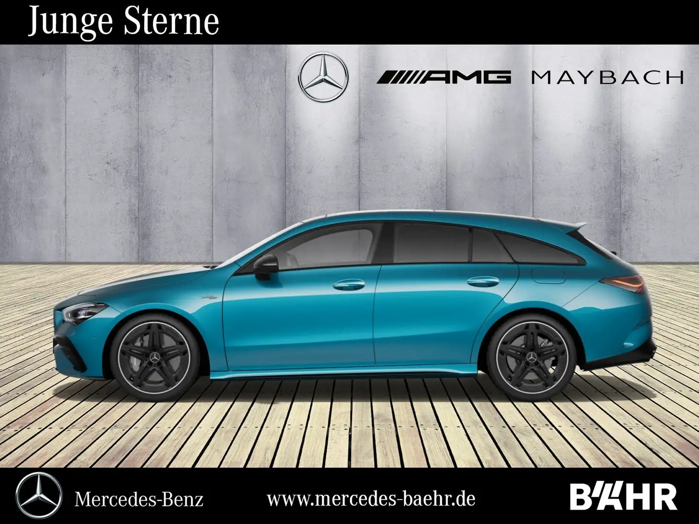 Mercedes-Benz CLA 35 AMG AMG CLA 35 4M SB Premium Plus/Pano/Burmester/19'' Blau - 2