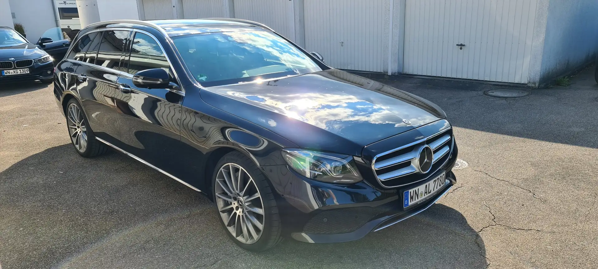Mercedes-Benz E 400 d 4Matic T 9G-TRONIC Exclusive Negro - 1