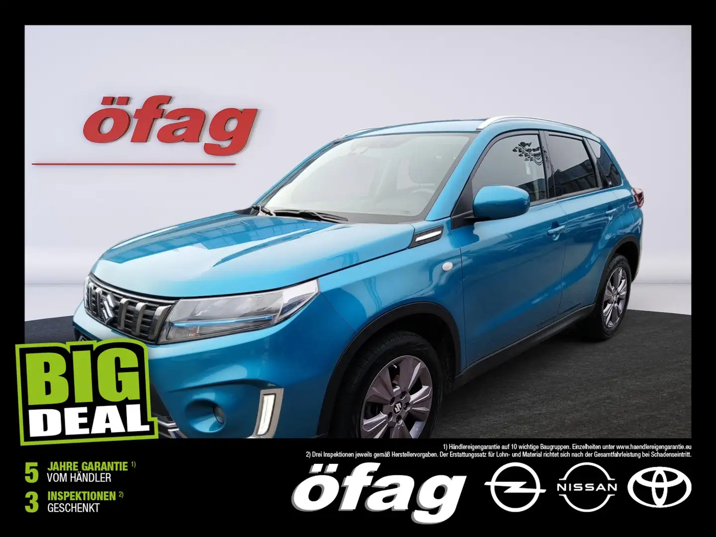 Suzuki Vitara 1.4 GL+ DITC Hybrid shine ACC+LED+SHZ+LM Blau - 1