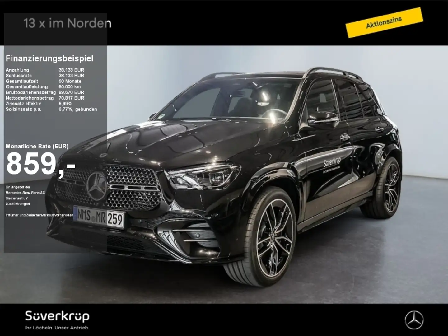 Mercedes-Benz GLE 450 d 4M BURM AMG NIGHT SPUR DISTR AIRMATIC Negro - 1