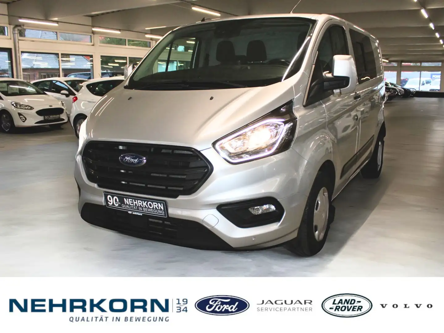 Ford Transit Custom Trend Kasten KLIMA AHK Dachträger Silber - 1