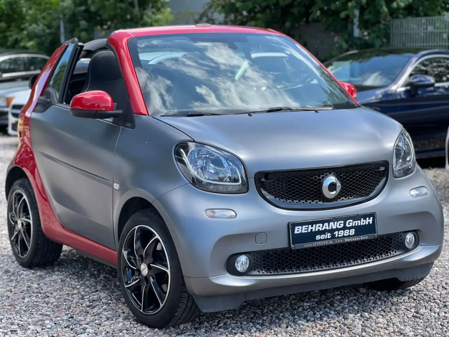 smart forTwo CABRIO*TURBO*PASSION*SITZHEIZUNG* Grijs - 1