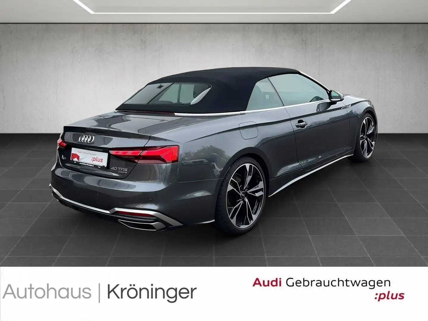 Audi A5 Cabriolet 40 TFSI quattro S line B&O Kopfheiz Grau - 2