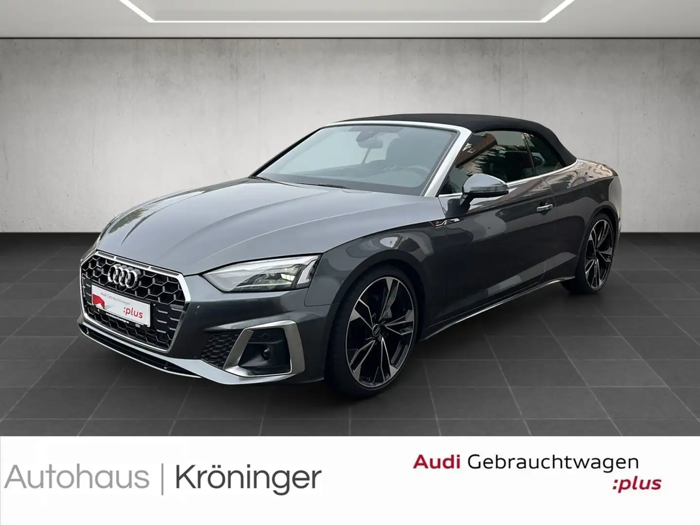 Audi A5 Cabriolet 40 TFSI quattro S line B&O Kopfheiz Grau - 1