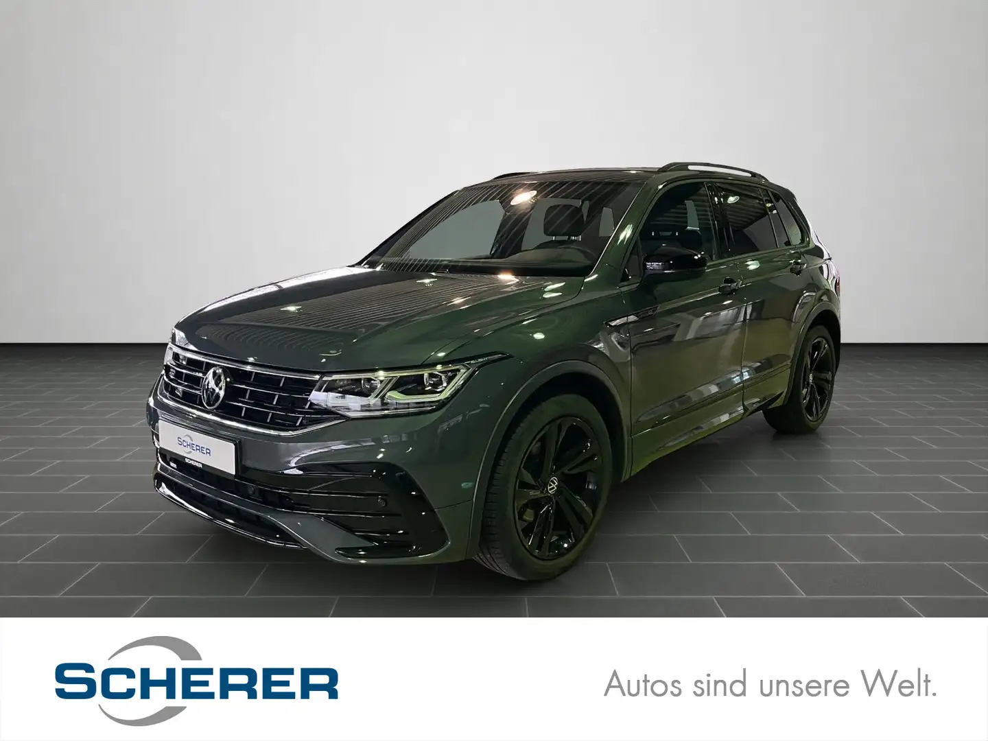 Volkswagen Tiguan R-Line KESSY*RFK*SHZ*ACC*CARPLAY uvm... Grau - 1