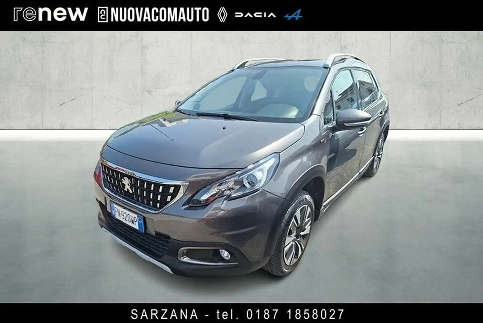 Peugeot 2008 1.2 puretech Allure 82cv my16 Grigio - 1