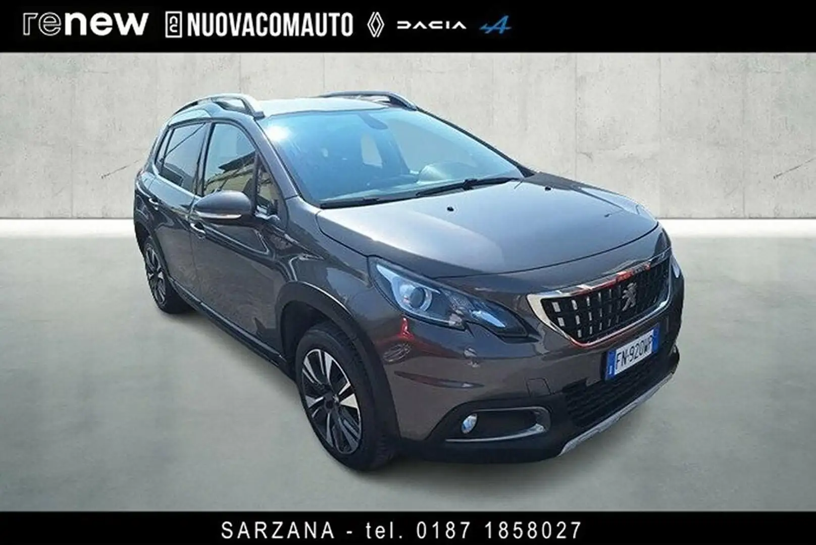 Peugeot 2008 1.2 puretech Allure 82cv my16 Grigio - 2