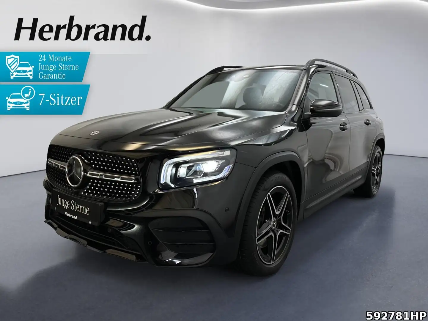 Mercedes-Benz GLB 220 d 4M AMG Line 7-Sitzer DISTRONIC Pano < Schwarz - 1
