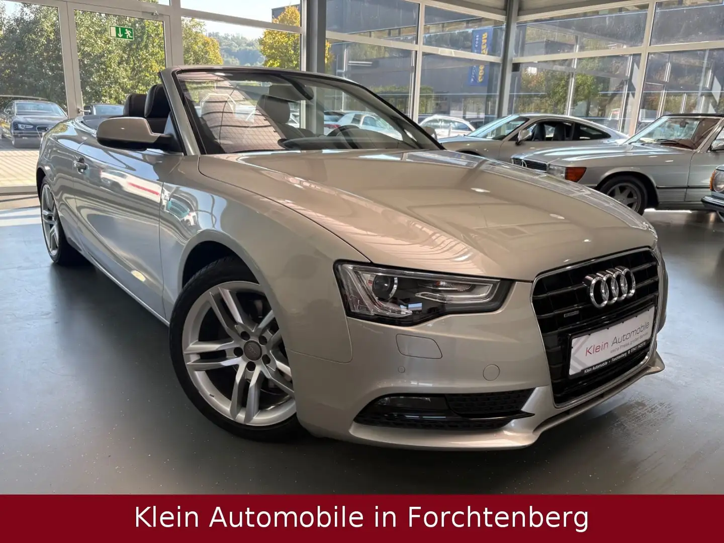 Audi A5 Cabrio 2.0TFSI Quattro S-Line Exclusive Xenon Silber - 1