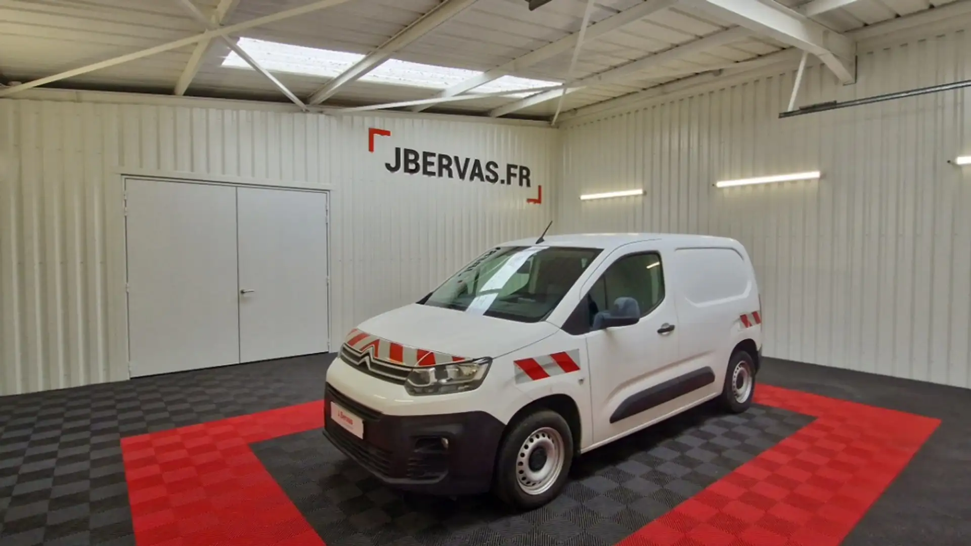 Citroen Berlingo Taille M 650kg BlueHDi 100 S&S BVM Club Blanc - 1