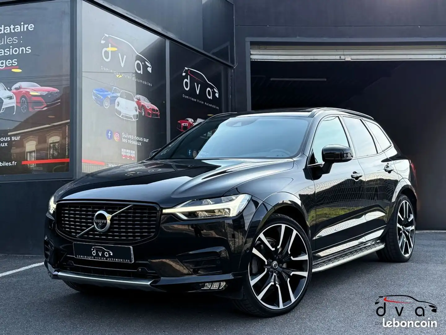 Volvo XC60 B5 235 ch R-Design TVA Récupérable Schwarz - 1