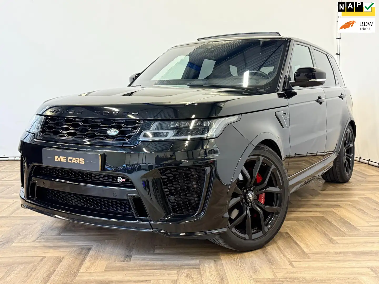 Land Rover Range Rover Sport 5.0 V8 SC SVR|PANO|576PK|VOL|INRUIL MOGELIJK Noir - 1