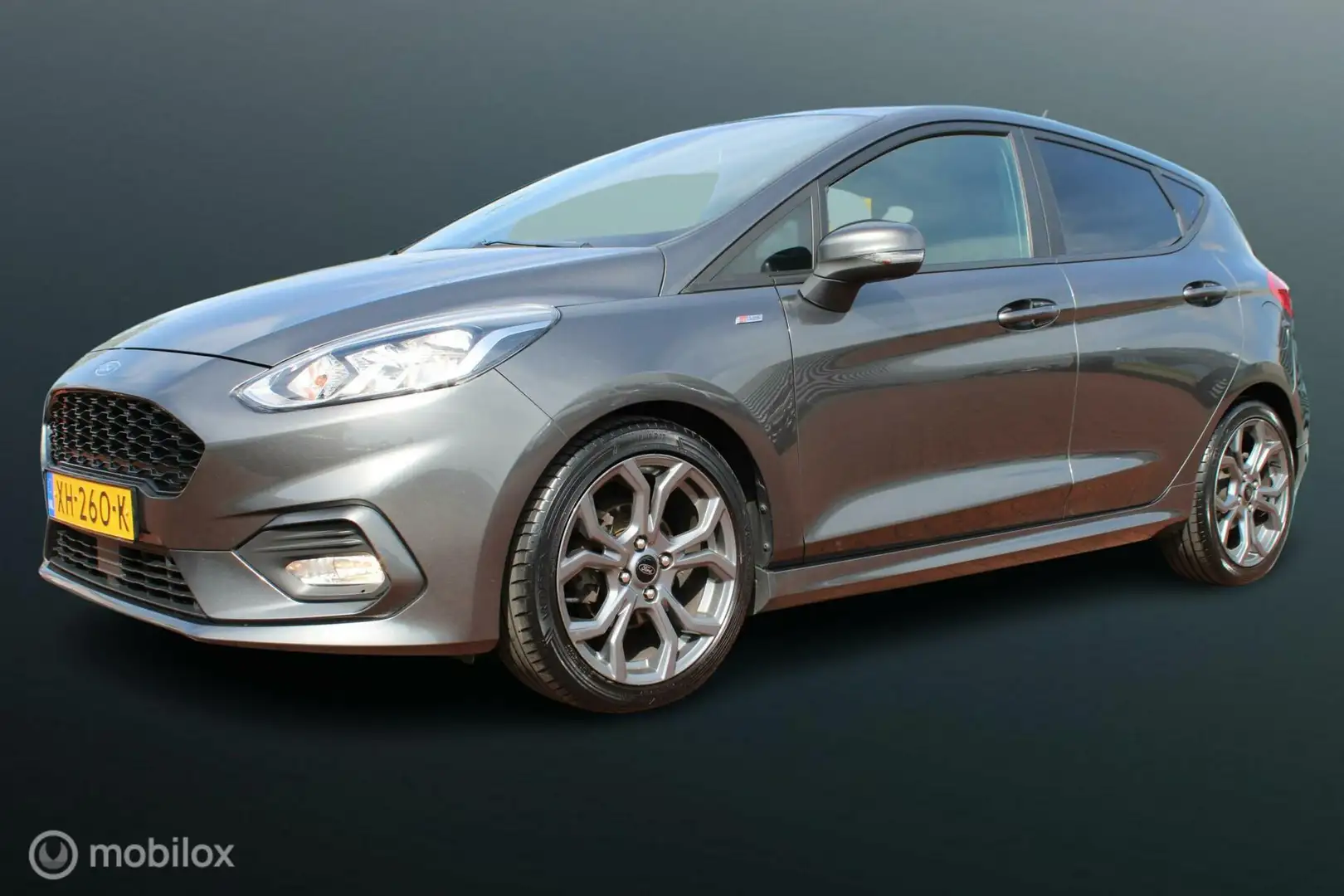 Ford Fiesta 1.0 EcoBoost ST-Line, Donker glas, Pdc, App connec Grey - 1
