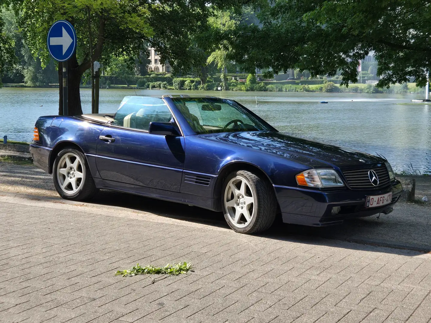 Mercedes-Benz SL 250 Kék - 2