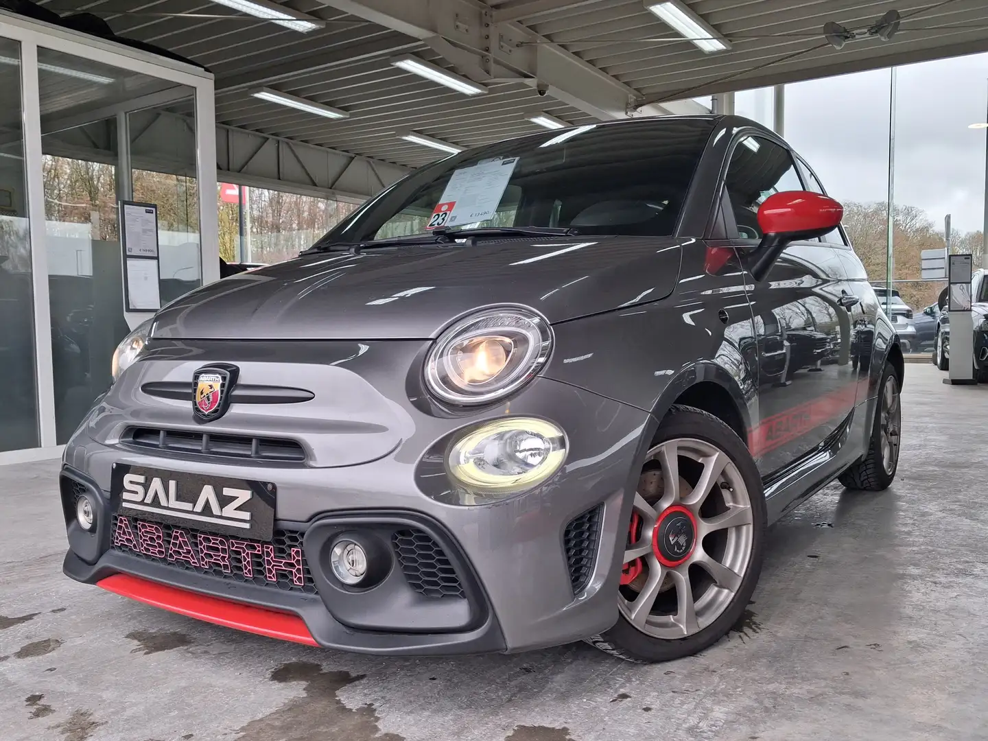 Fiat 500 Abarth 595 / NAVI / JANTES / CLIM / BLUETOOTH / GARANTIE Szary - 2