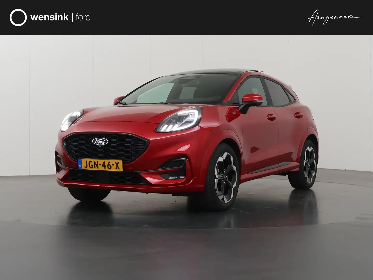 Ford Puma 1.0 EcoBoost Hybrid ST-Line X | Facelift | Trekhaa Rood - 1