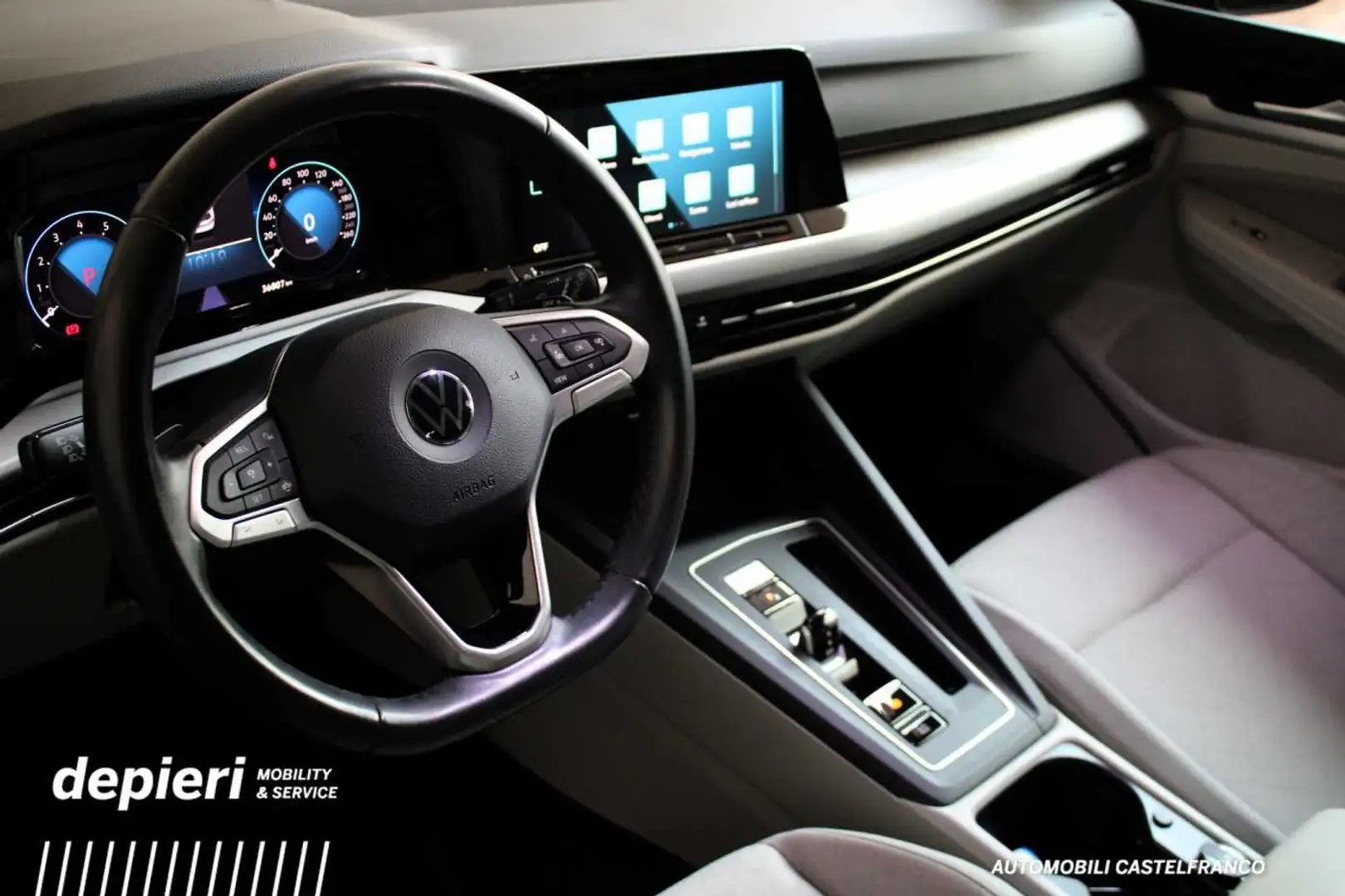 Volkswagen Golf 1.0 eTSI EVO DSG Life MHEV -Ok Neop Nero - 2