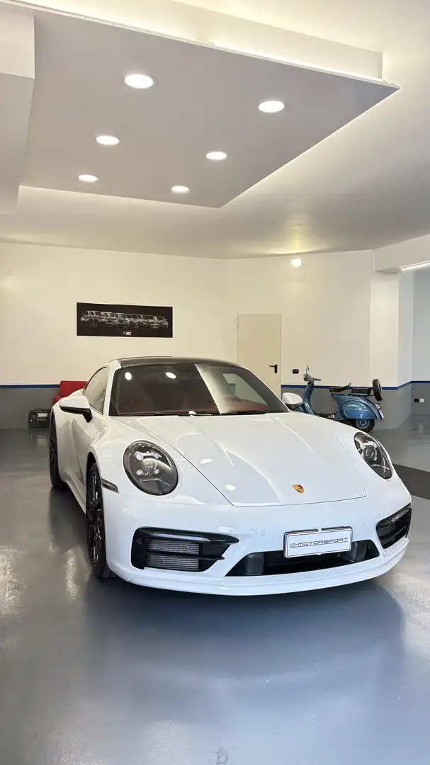 Porsche 911 Coupe 3.0 Carrera-pdk-garanzia Bianco - 2