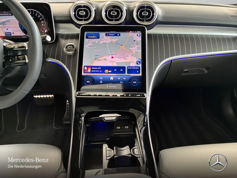 Mercedes-Benz C 300 e T AMG+NIGHT+PANO+360+TOTW+KEYLESS+9G — photo 15